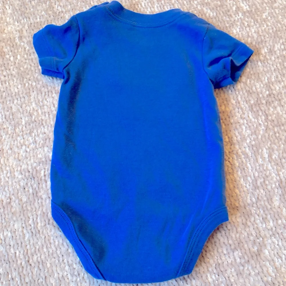 Little Brother Embroidered‎ Onesie, Blue, Little Brothers Are Awesome, 6 months